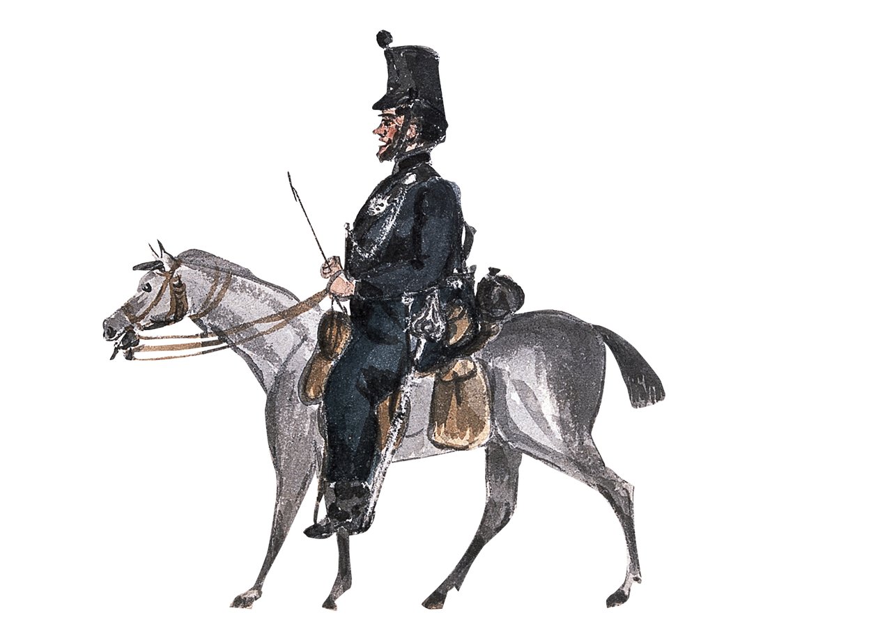 Dr. S der Rifle Brigade, auf dem Marsch von William Thomas Markham