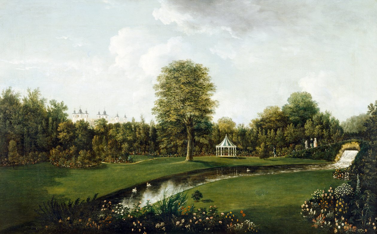 Blick von der Teebrücke von William Tomkins
