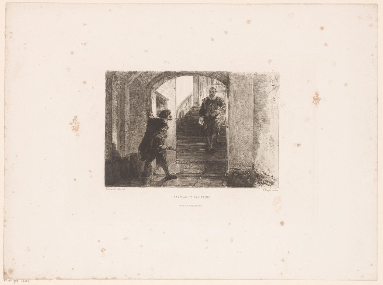Attentat auf den Prinzen, 1584 von William Unger