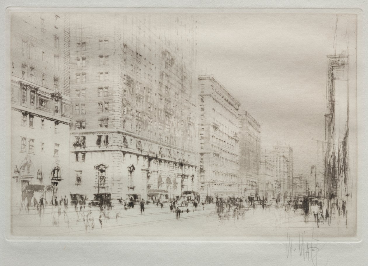 Park Avenue, New York von William Walcot