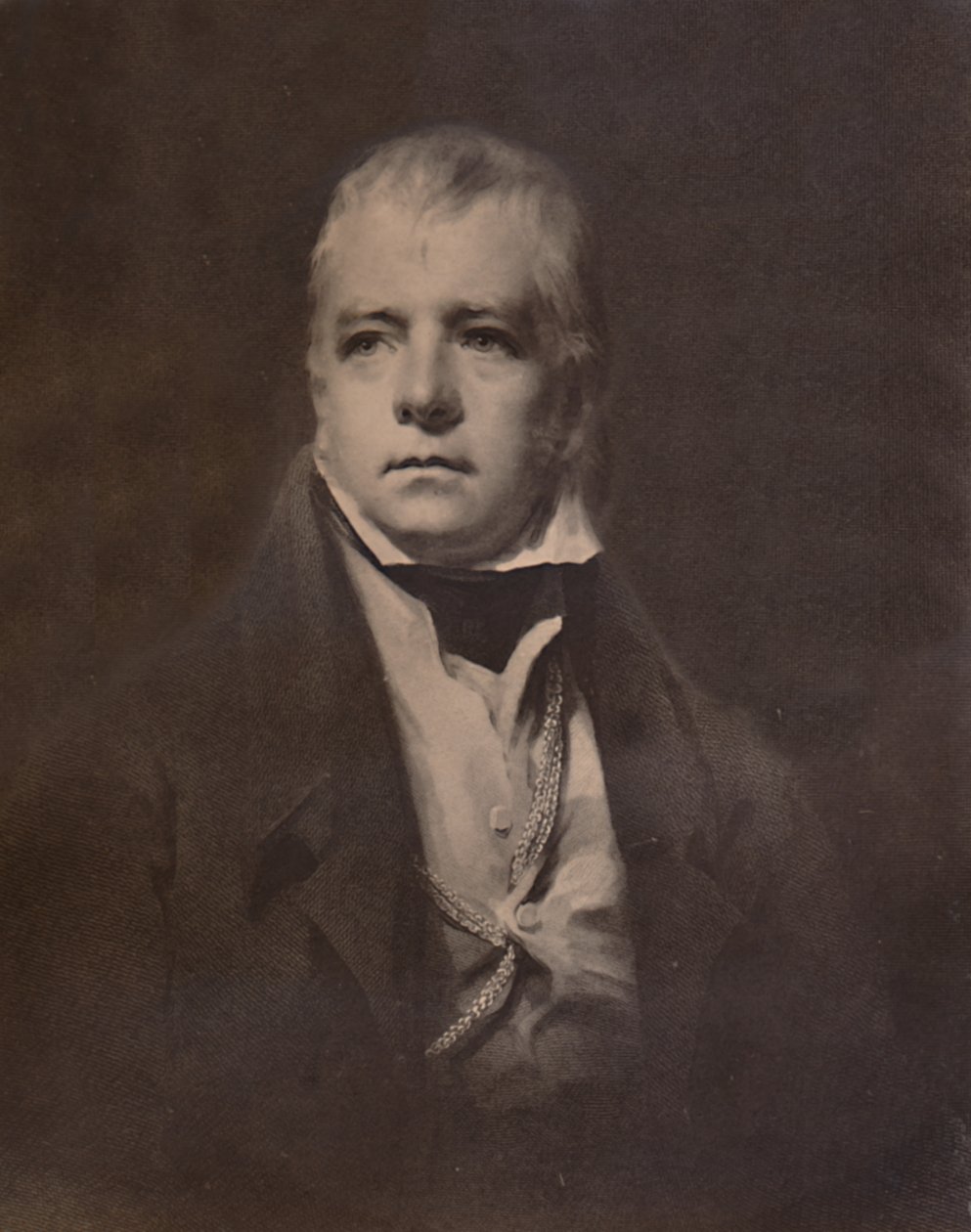 Sir Walter Scott, schottischer Romanautor und Dichter, um 1826 von William Walker