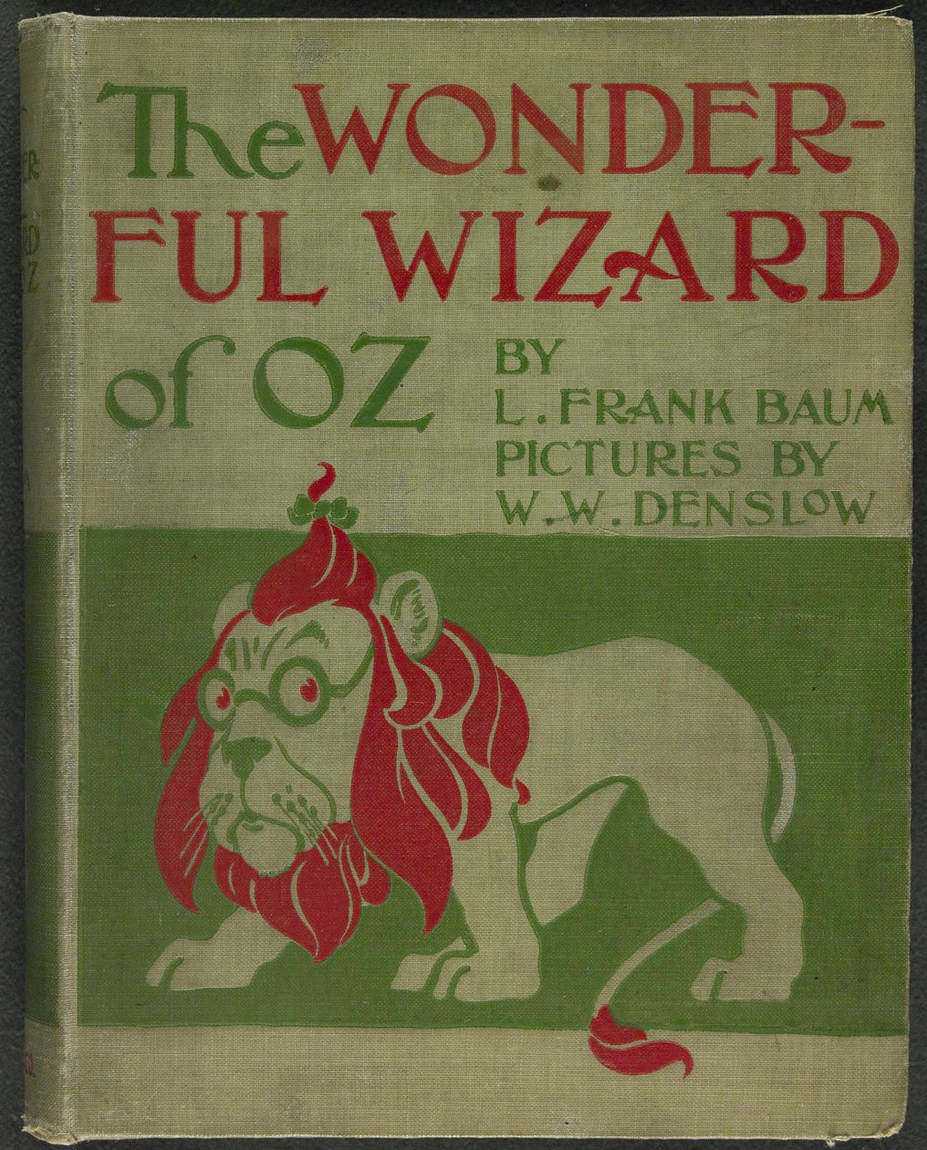 Vorderseite von "Der wunderbare Zauberer von Oz" von Lyman Frank Baum von William Wallace Denslow