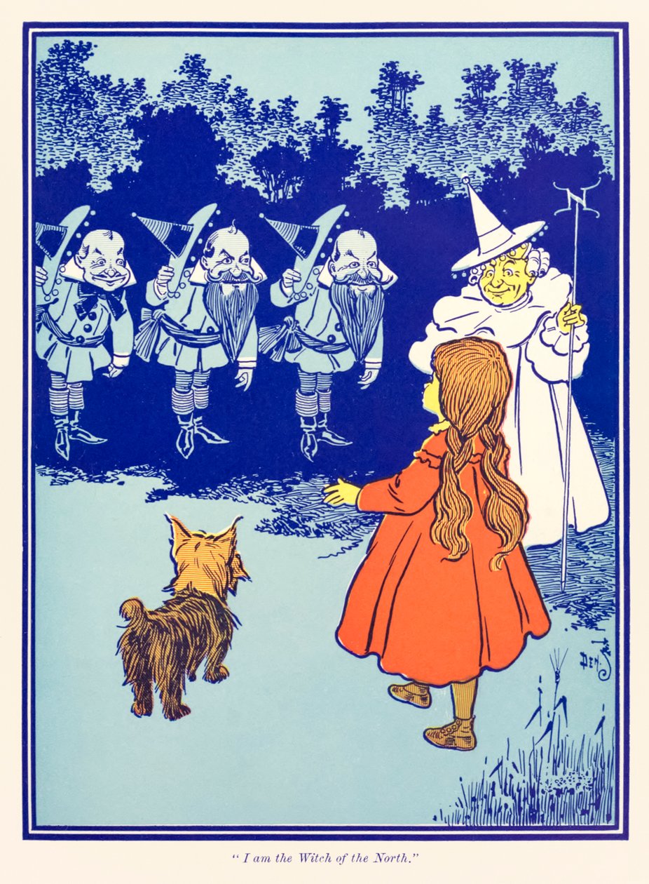 „Ich bin die Hexe des Nordens“ aus „Der Zauberer von Oz“ von L. Frank Baum von William Wallace Denslow
