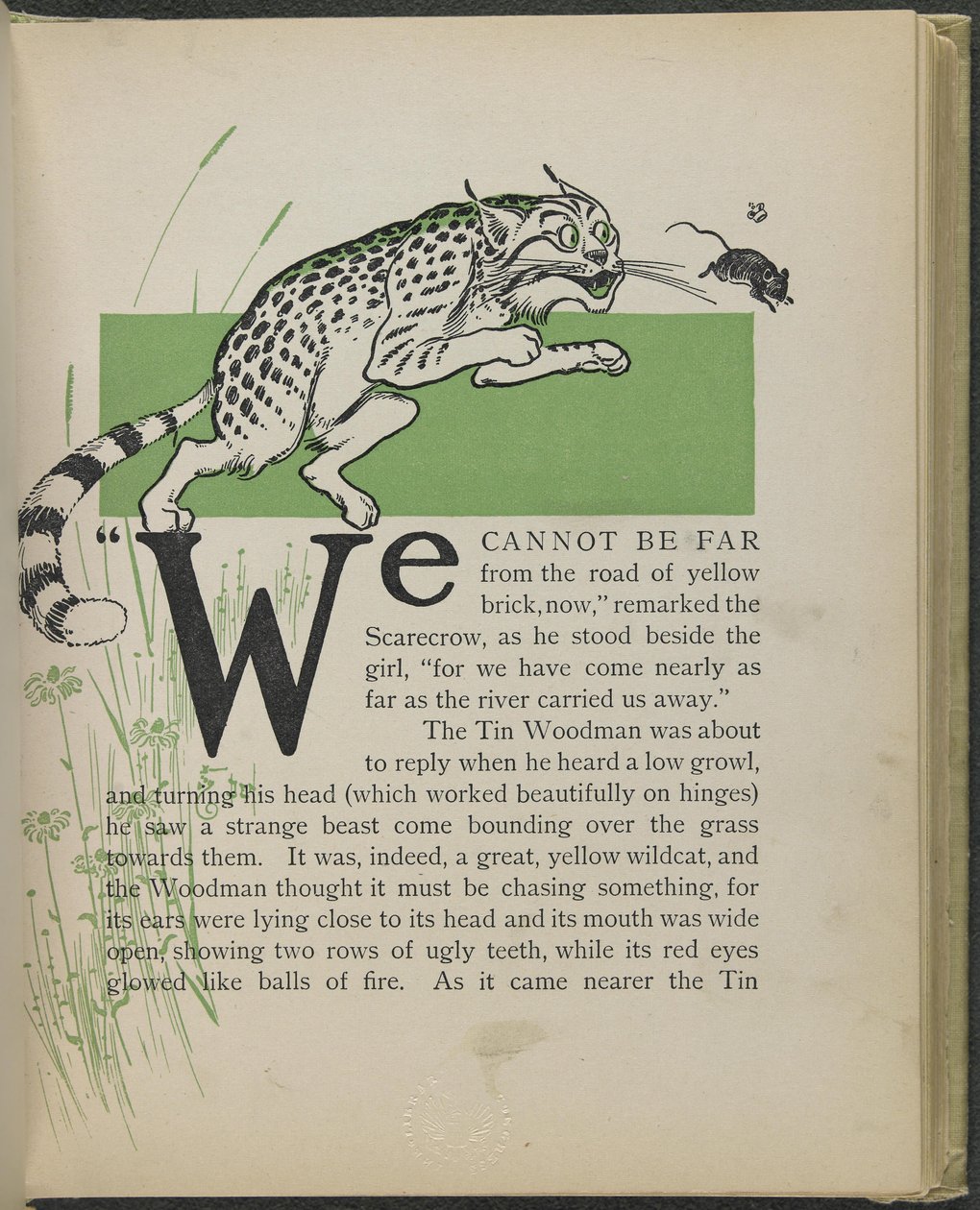 Illustration aus "Der wunderbare Zauberer von Oz" von Lyman Frank Baum von William Wallace Denslow