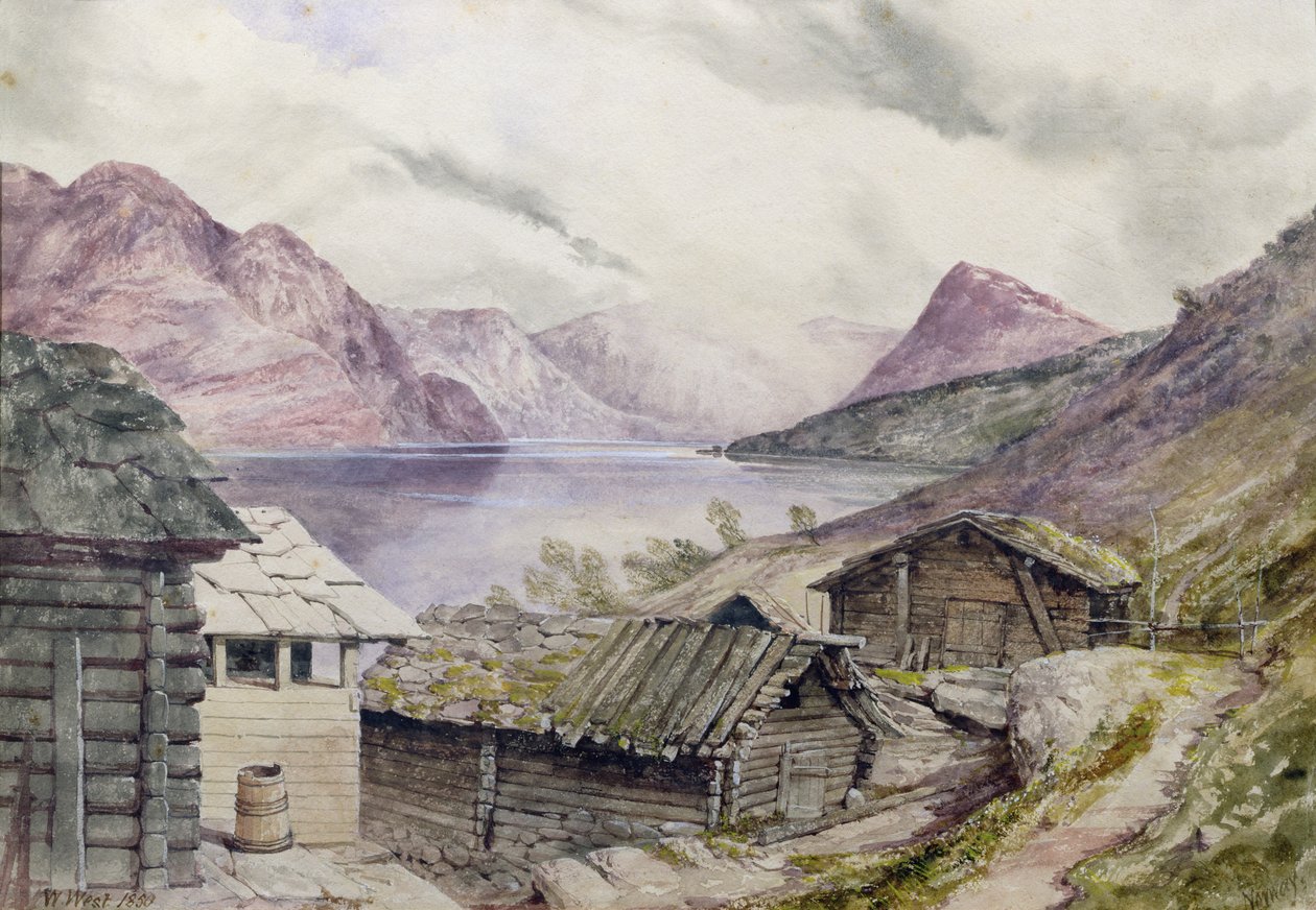 Romsdal Fjord, 1850 von William West