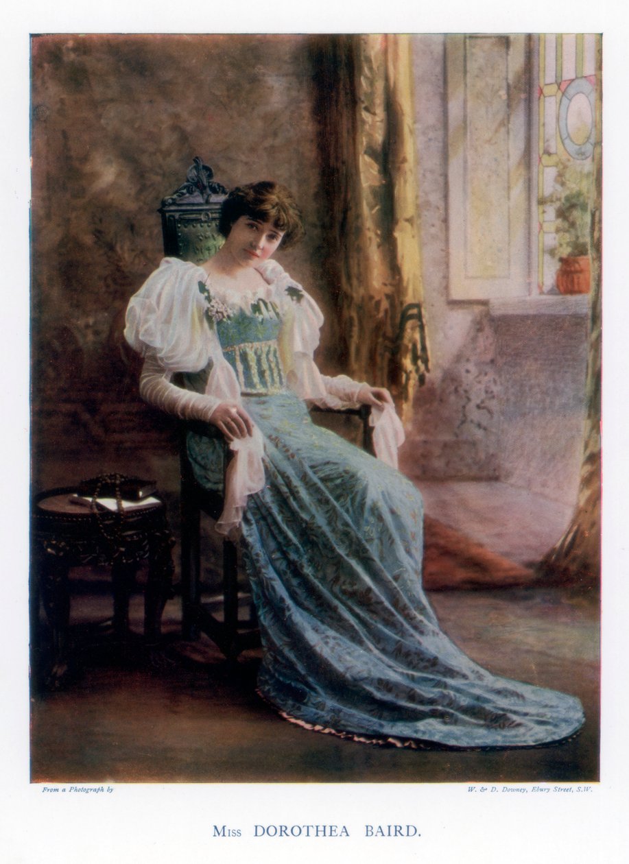 Dorothea Baird, englische Bühnen- und Filmschauspielerin, 1901 von William and Daniel Downey