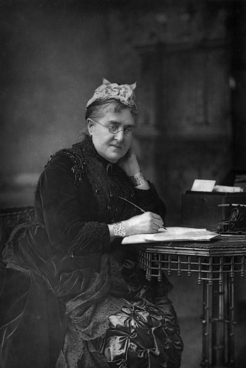 Eliza Lynn Linton 1822-1898, britische Romanautorin, Essayistin und Journalistin, 1890 von William and Daniel Downey