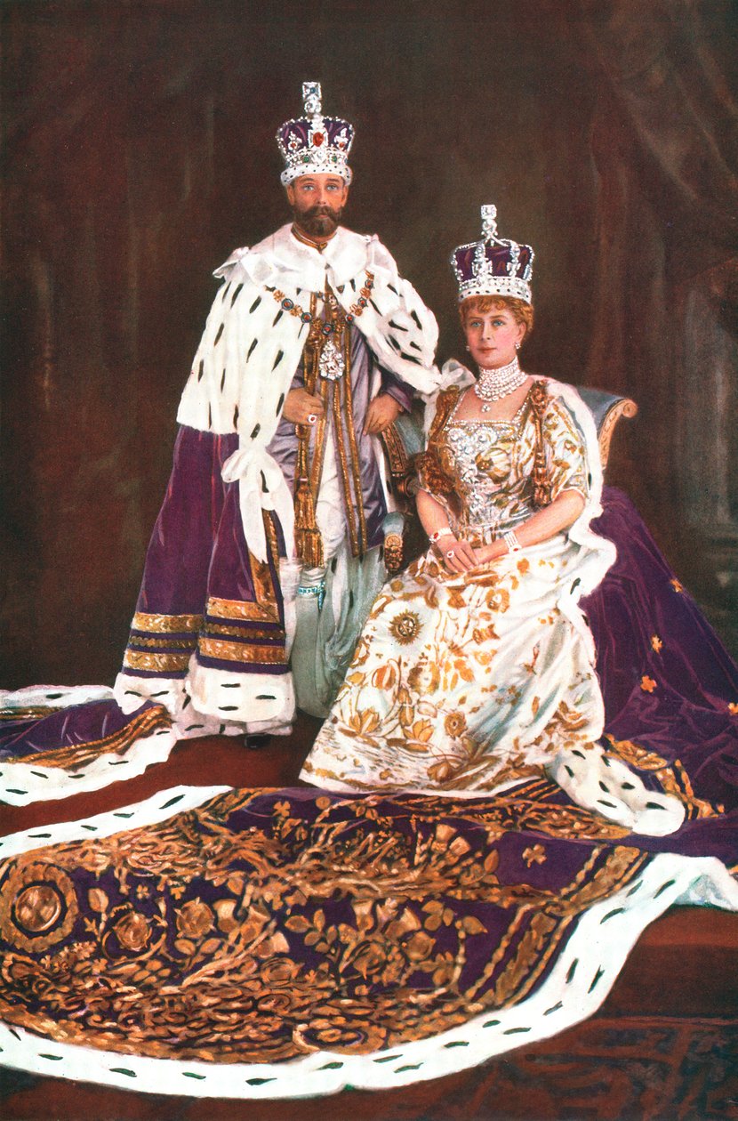 König Georg V. und Königin Maria, 1911 von William and Daniel Downey