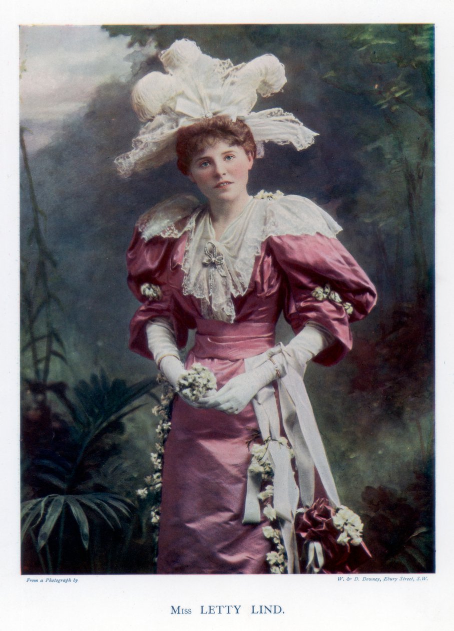 Letty Lind, Schauspielerin und Tänzerin, 1901 von William and Daniel Downey