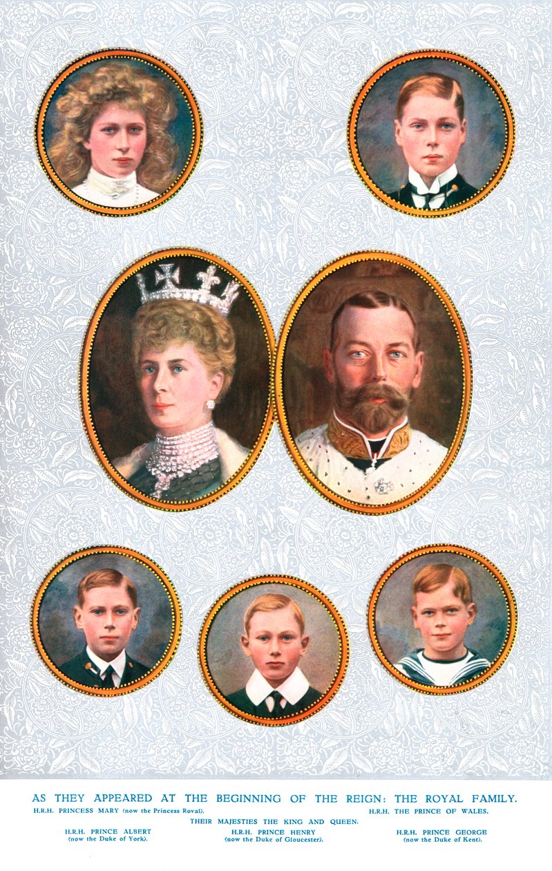 Die königliche Familie, ca. 1935 von William and Daniel Downey