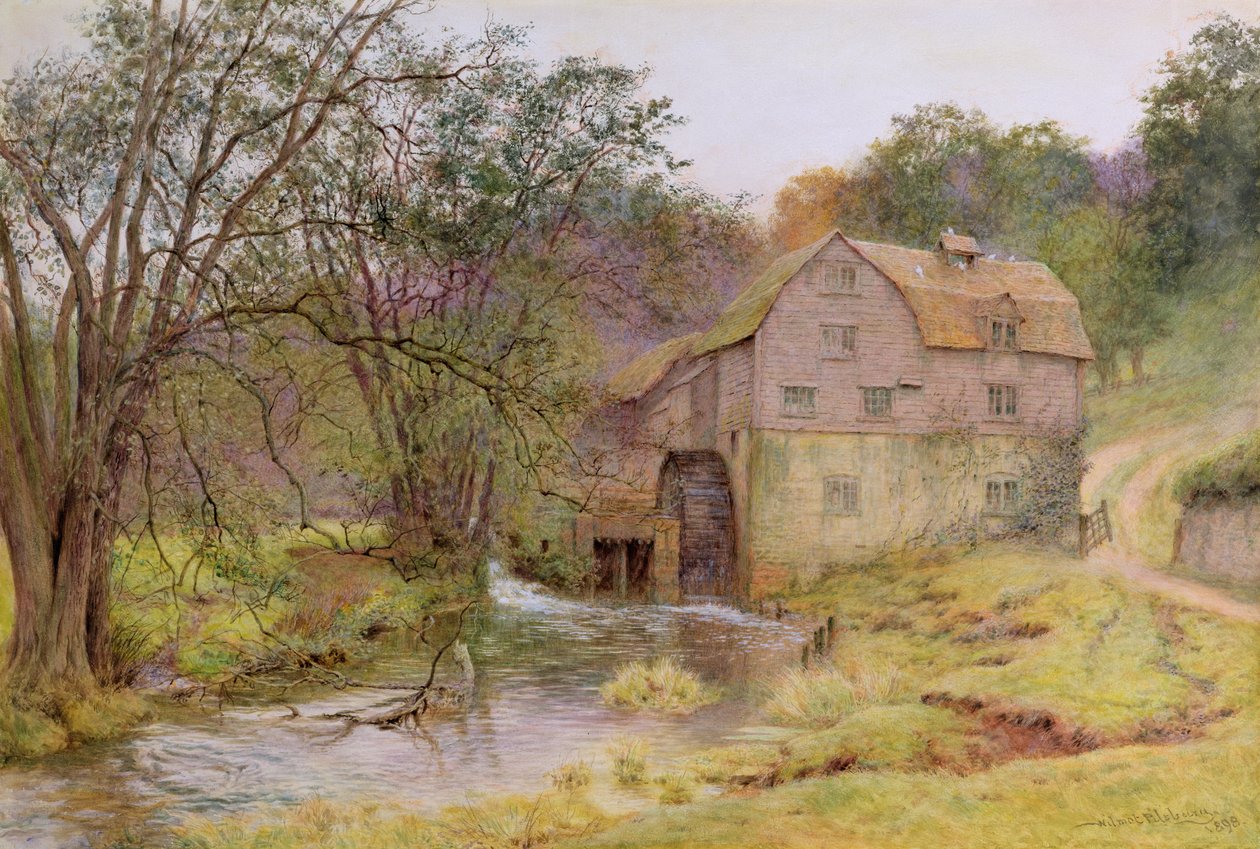 Der unfehlbare Bach, Der geschäftige Strom, 1898 von Wilmot Pilsbury