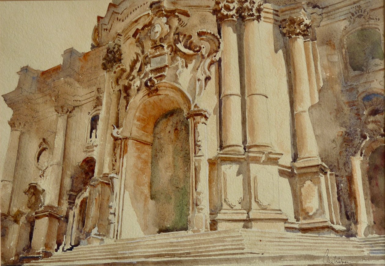 568 10 Uhr Schatten, S. Giorgio, Modica von Wilson Clive