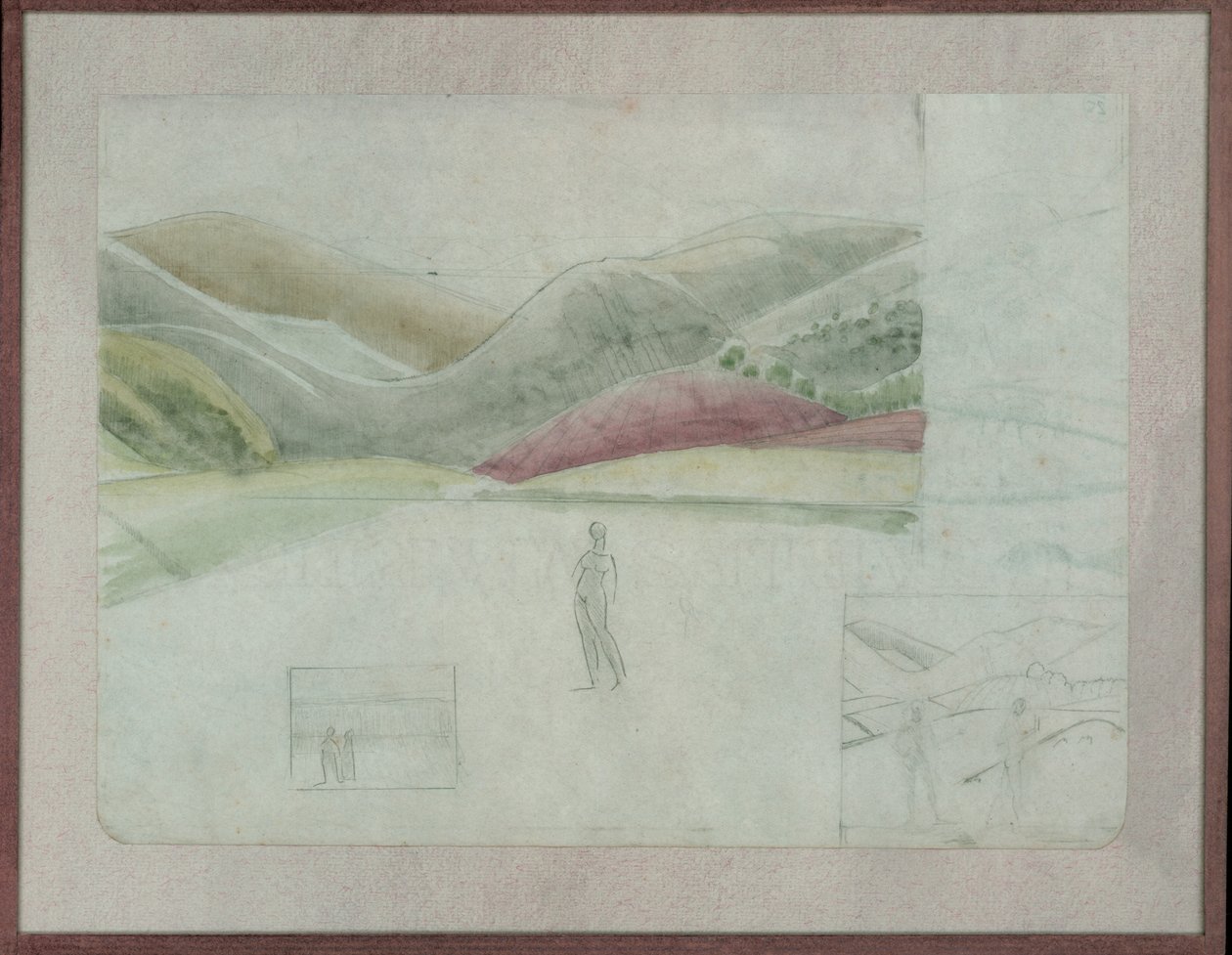 Studie für Santissima Trinita, ca. 1924 von Winifred Knights
