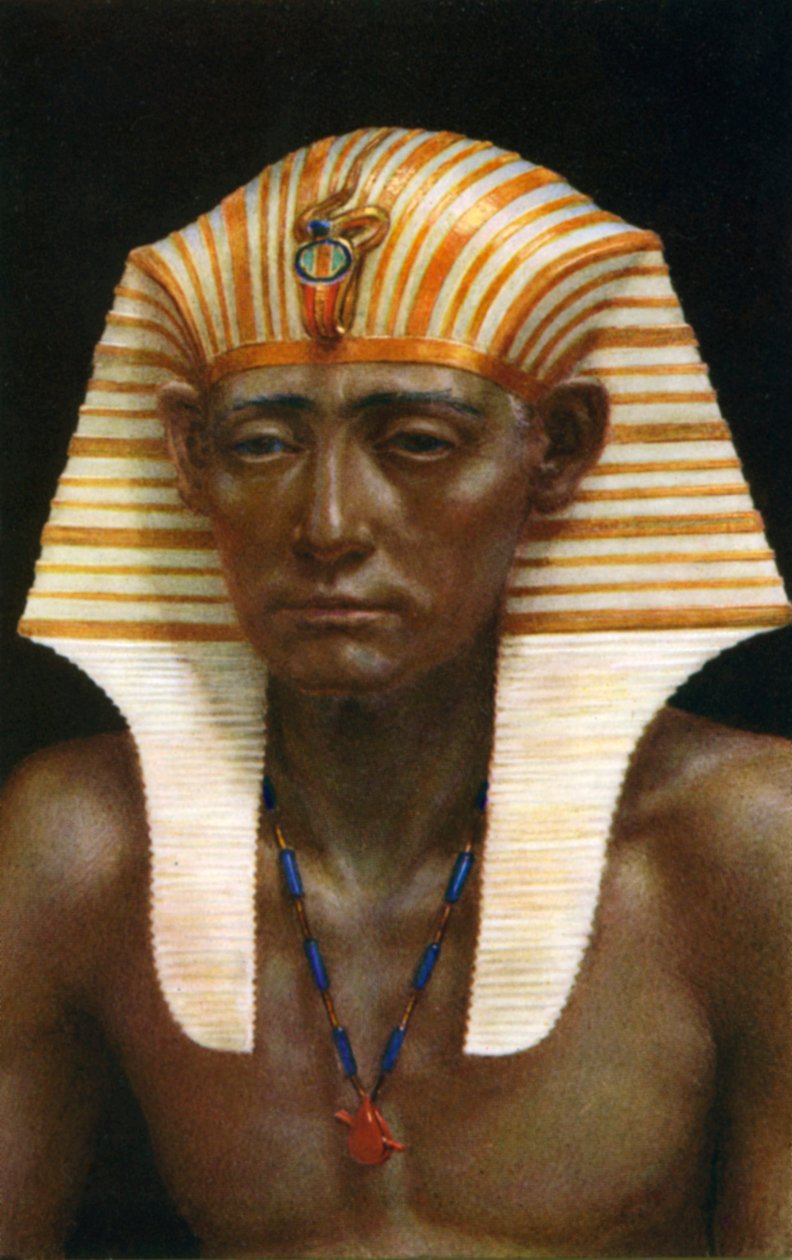 Amenemhat III., altägyptischer Pharao der 12. Dynastie, 19. Jahrhundert v. Chr., 1926 von Winifred Mabel Brunton