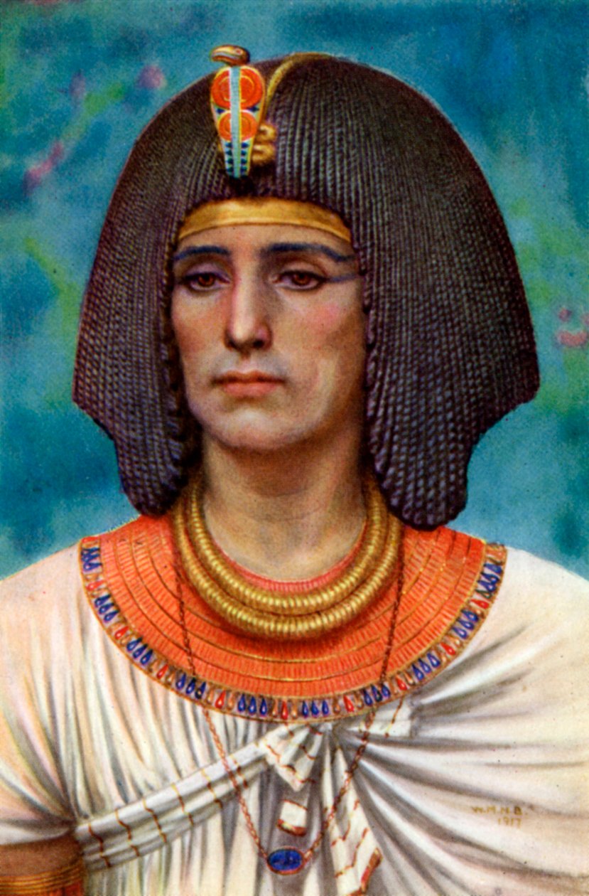 Seti I., altägyptischer Pharao der 19. Dynastie, 13. Jahrhundert v. Chr., 1926 von Winifred Mabel Brunton