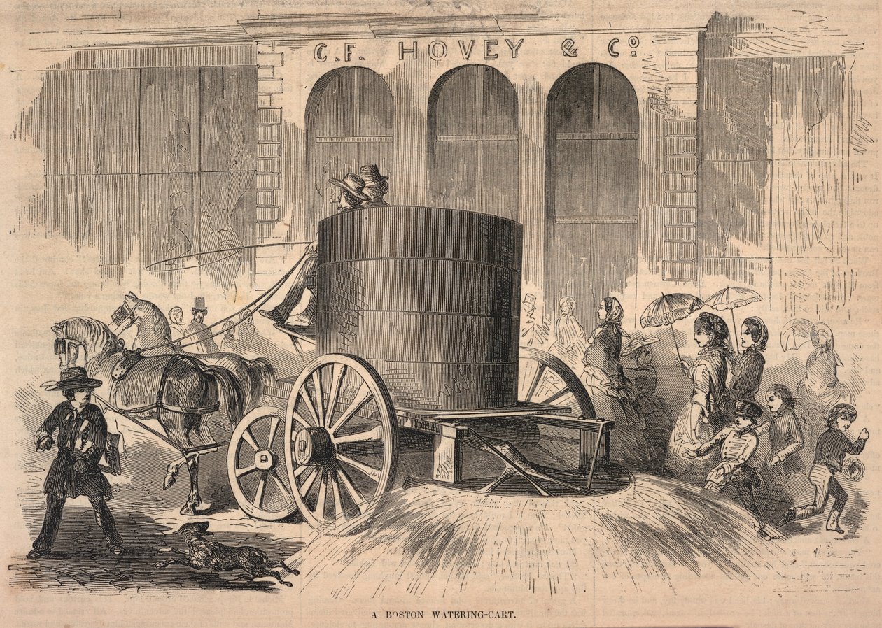 Ein Bostoner Wasserwagen, aus Ballou