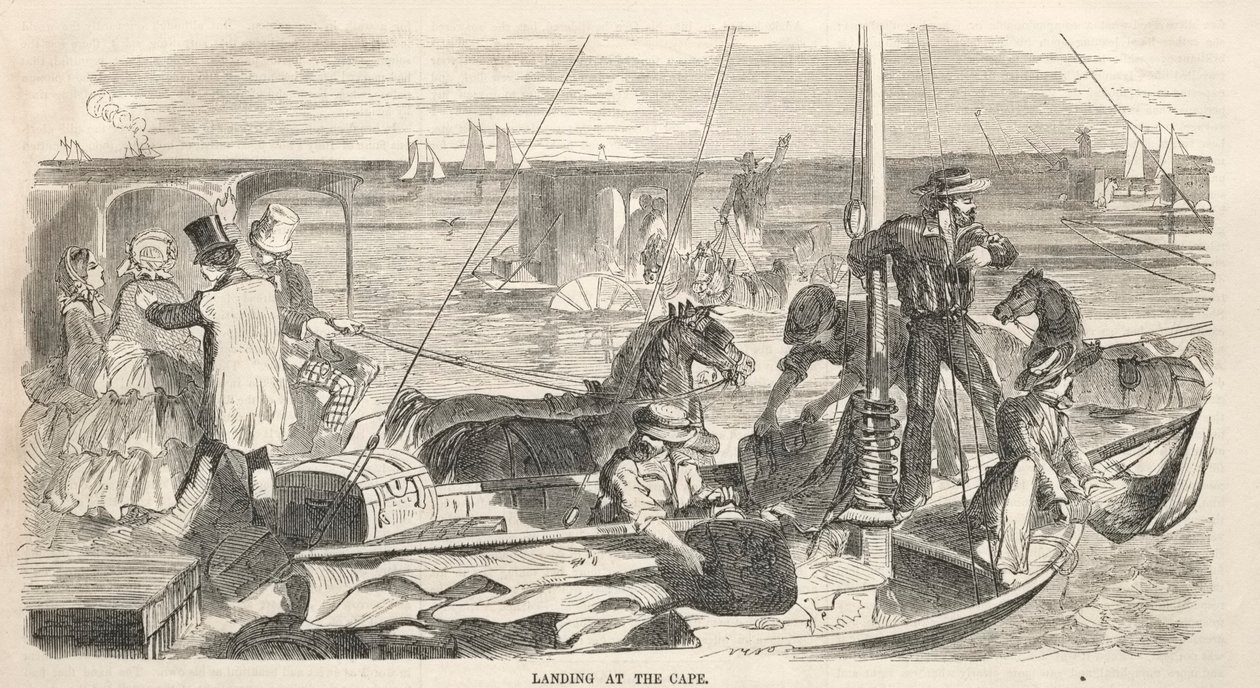 Camp-Meeting-Skizzen: Landung am Kap von Winslow Homer