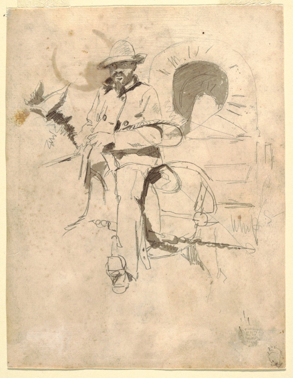Studie eines afroamerikanischen Fuhrmanns, ca. 1864 von Winslow Homer