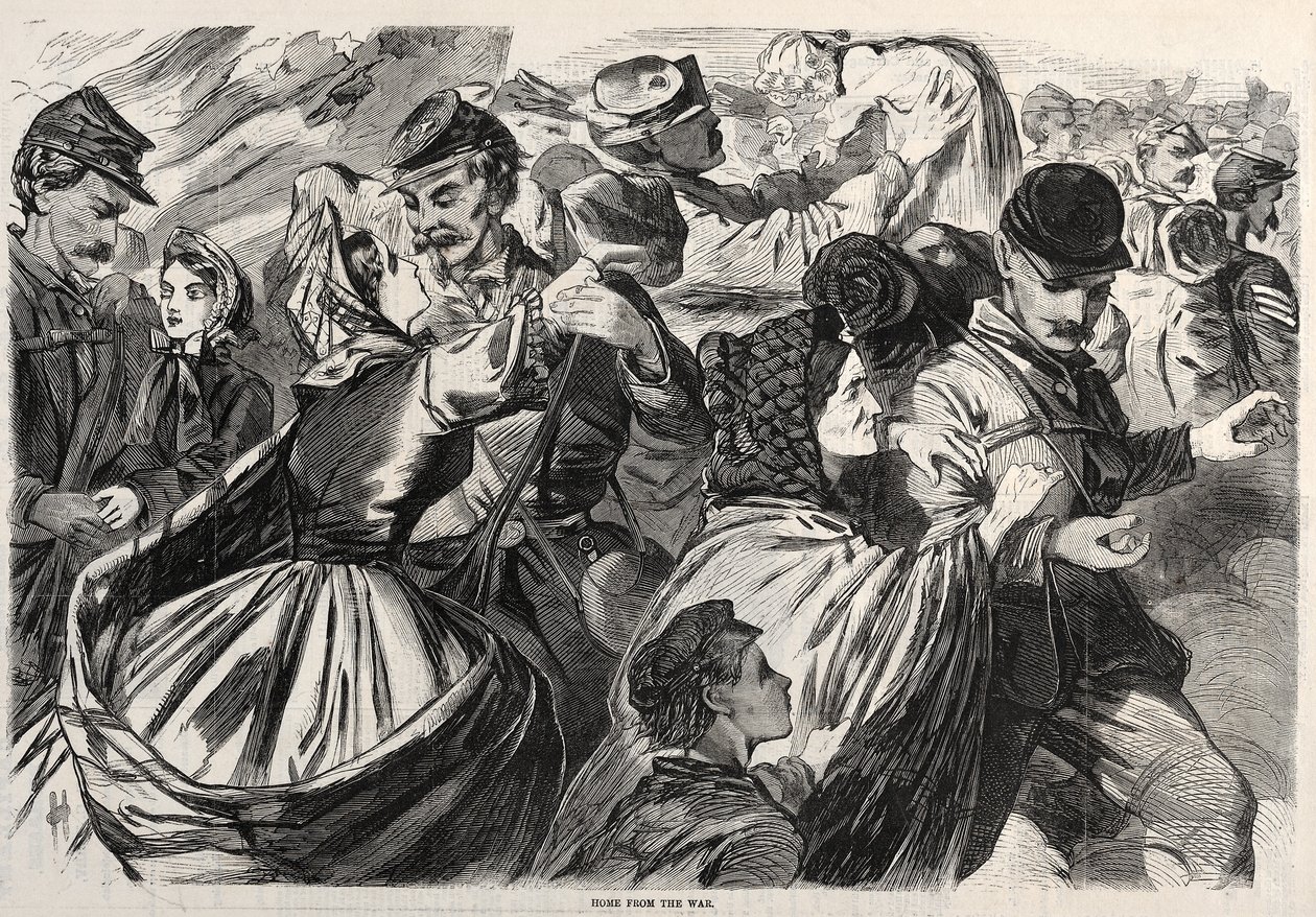 Heimkehr aus dem Krieg, 1863 von Winslow Homer