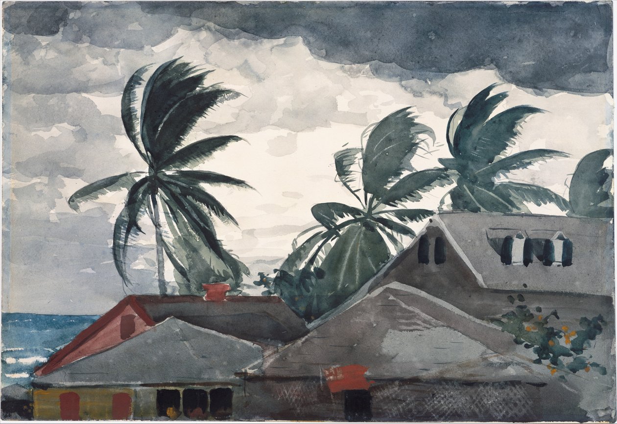 Hurrikan, Bahamas von Winslow Homer