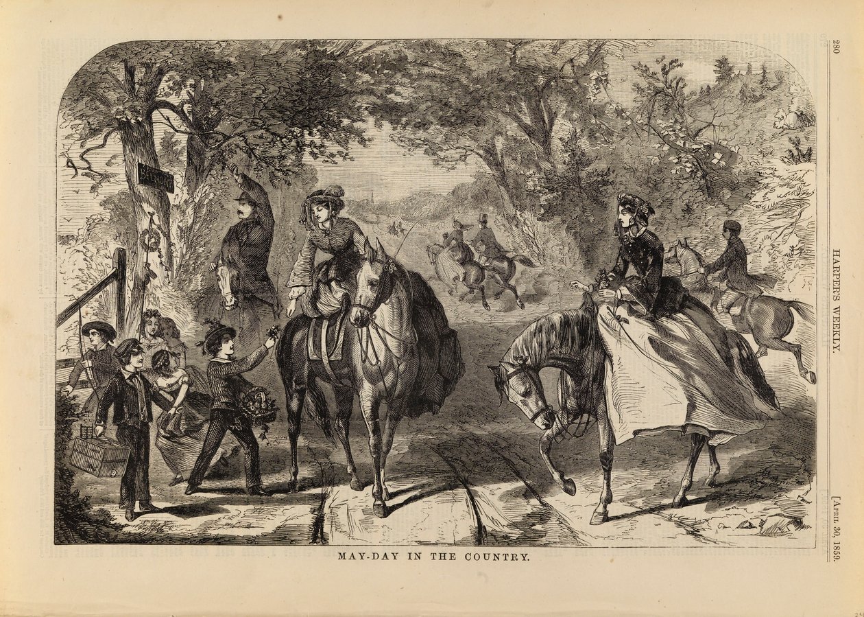 Maifeier auf dem Land, aus Harper