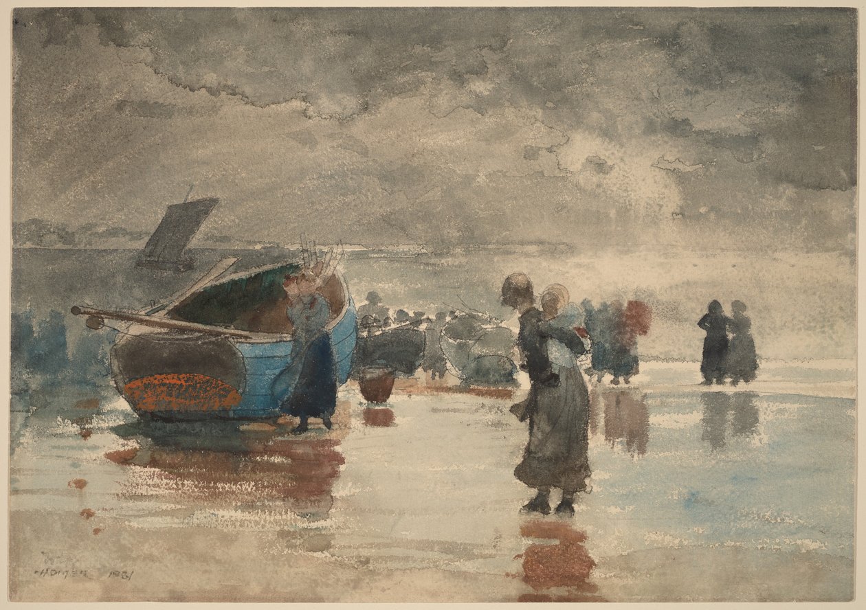 Am Strand von Winslow Homer