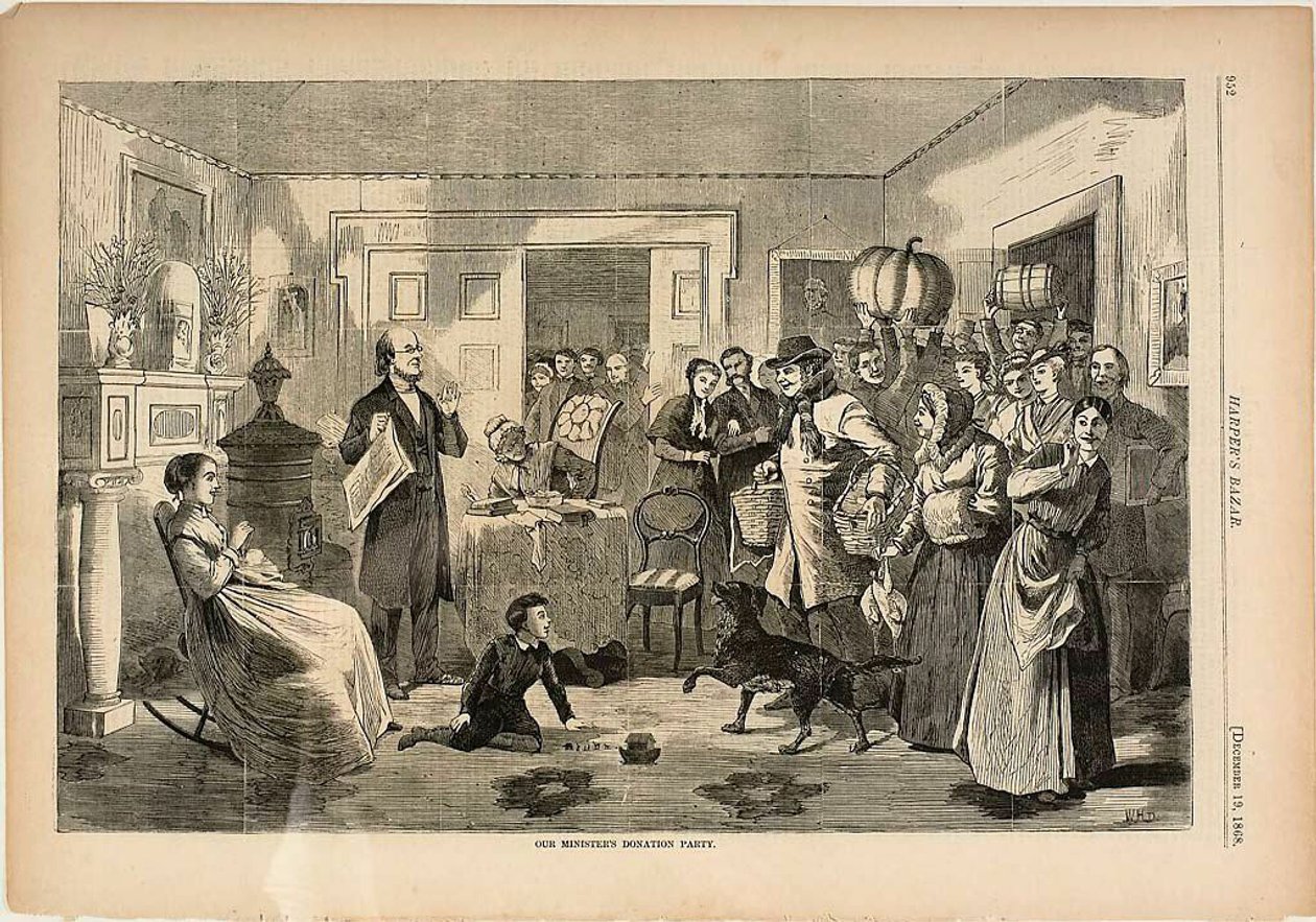 Die Spendenparty unseres Ministers von Winslow Homer