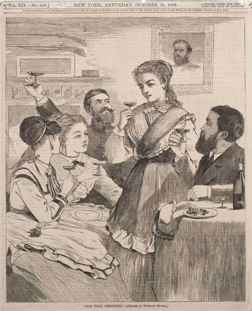 Unser nächster Präsident, 1868 von Winslow Homer