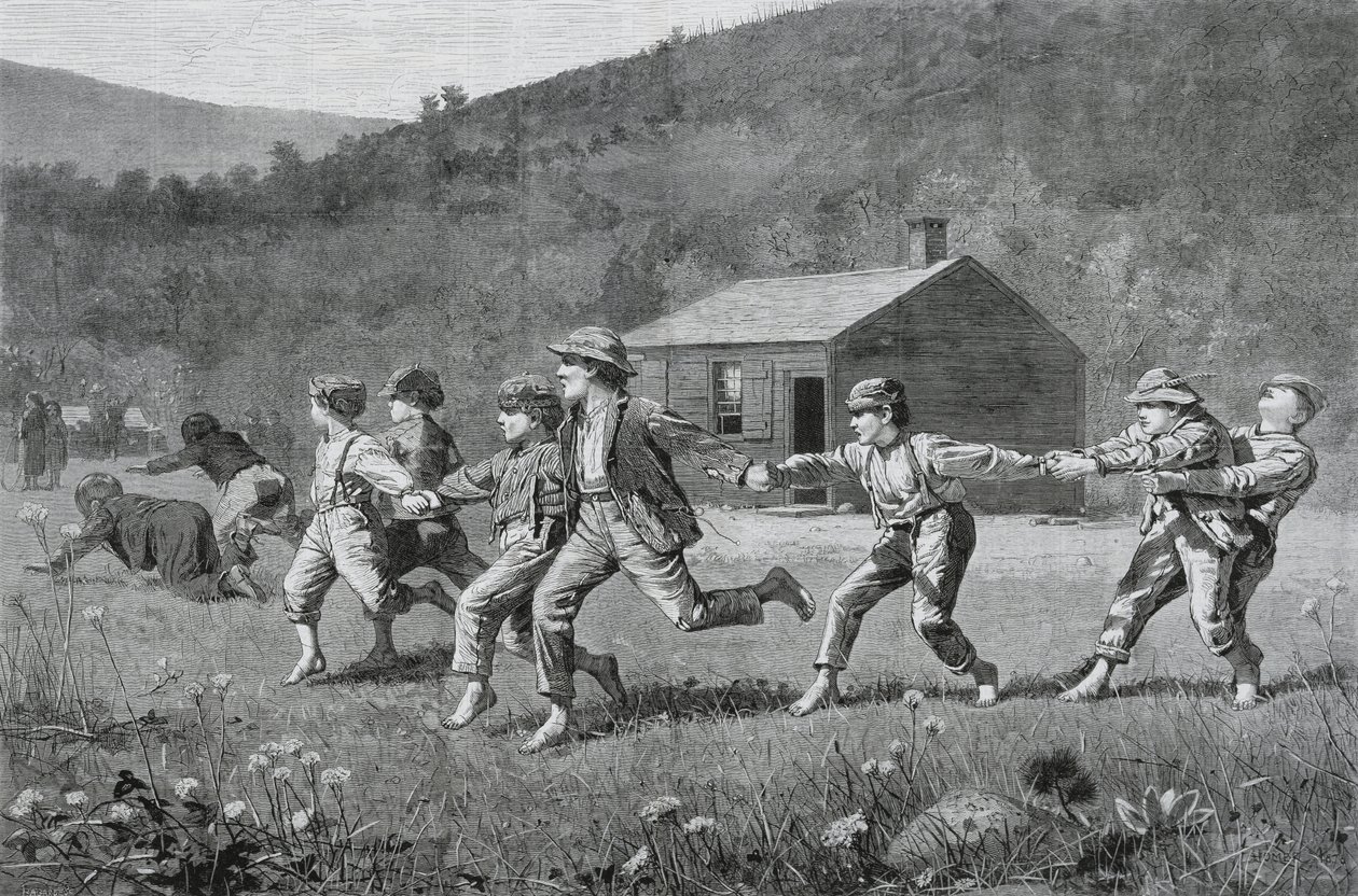 Fang-die-Peitsche, aus dem Harpers Weekly, 20. September 1873 von Winslow Homer