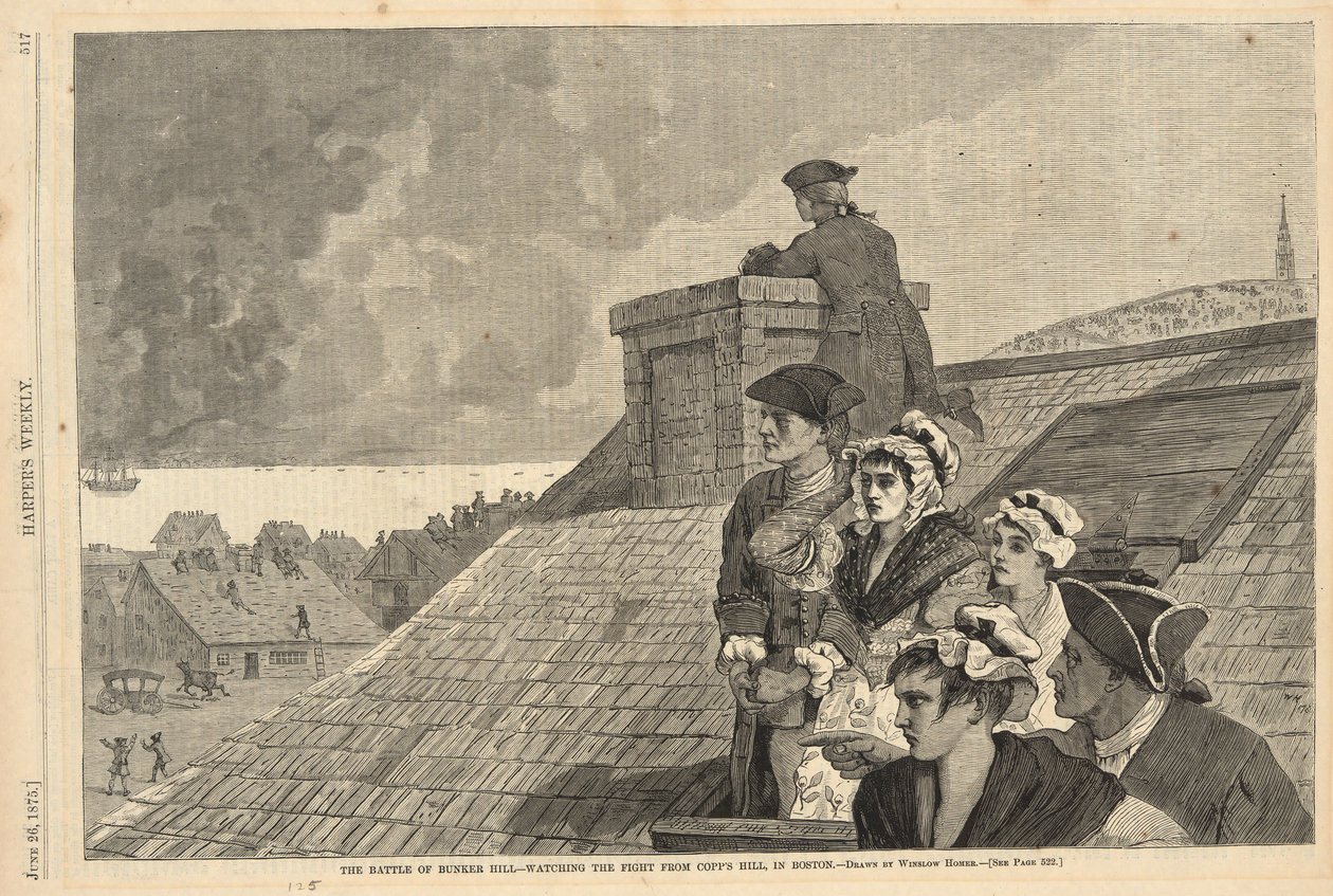 Die Schlacht von Bunker Hill von Winslow Homer