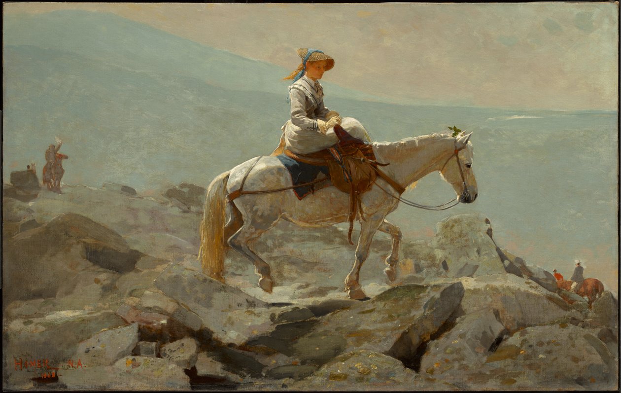 Der Reitweg, Weiße Berge von Winslow Homer
