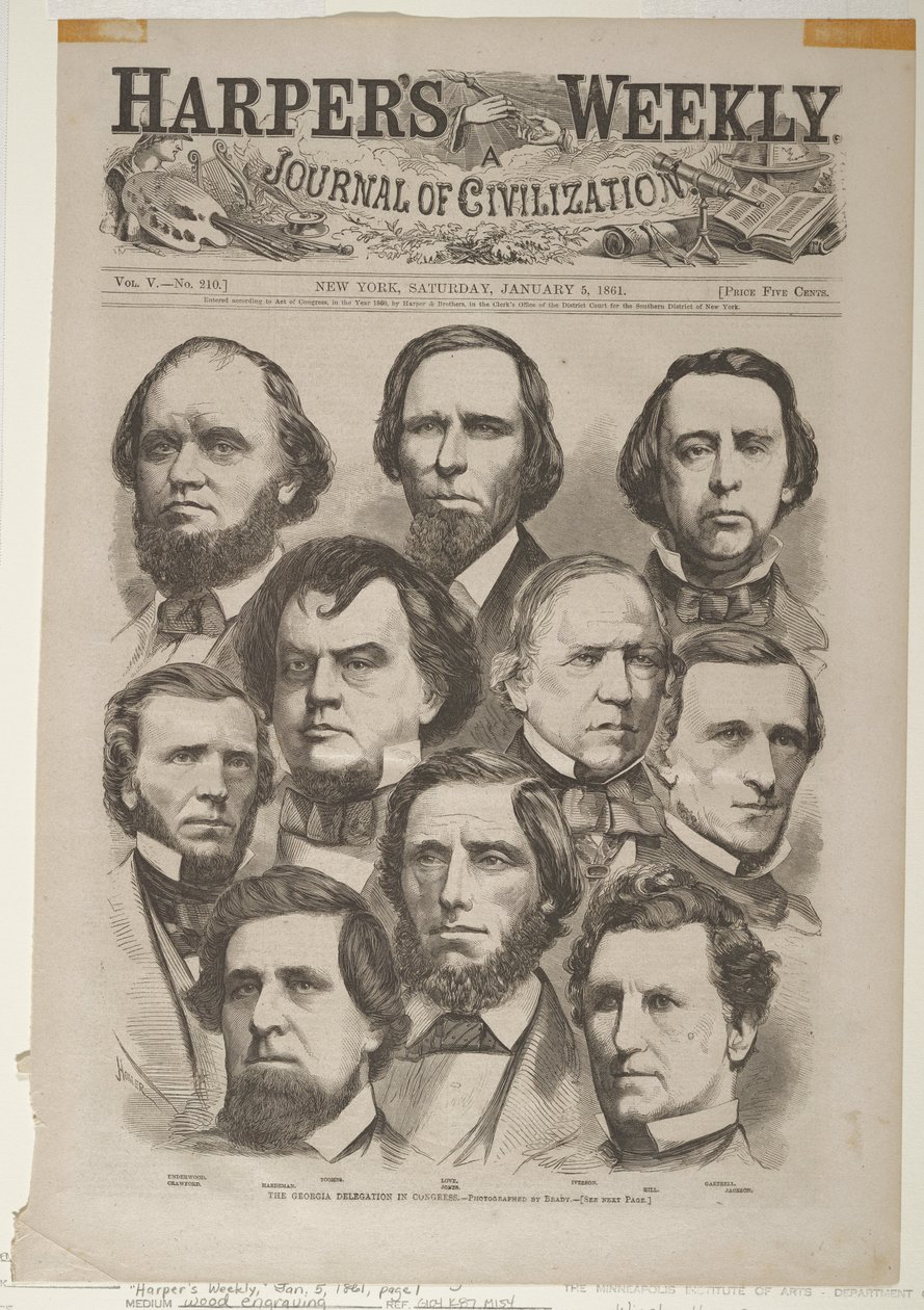 Die Delegation von Georgia im Kongress von Winslow Homer