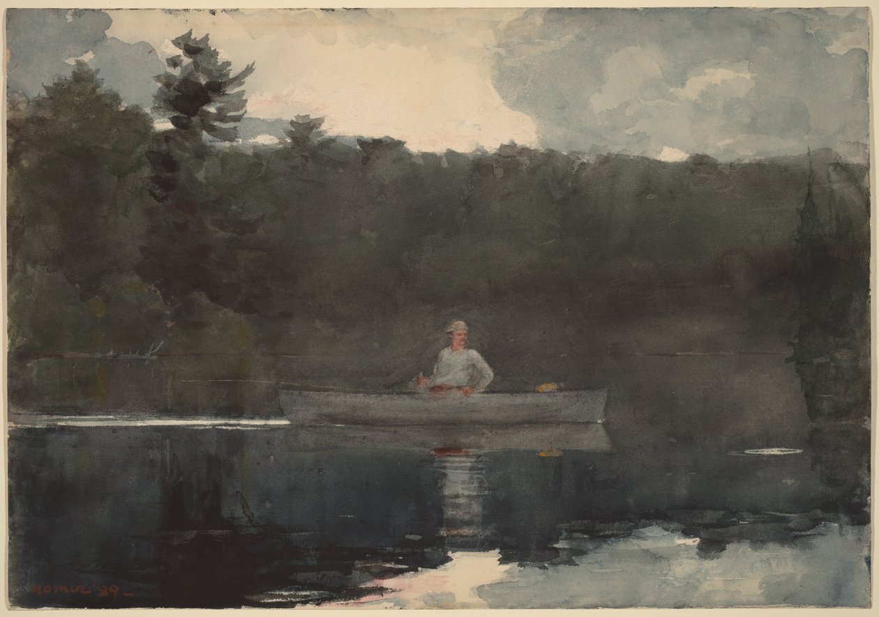 Der einsame Fischer von Winslow Homer