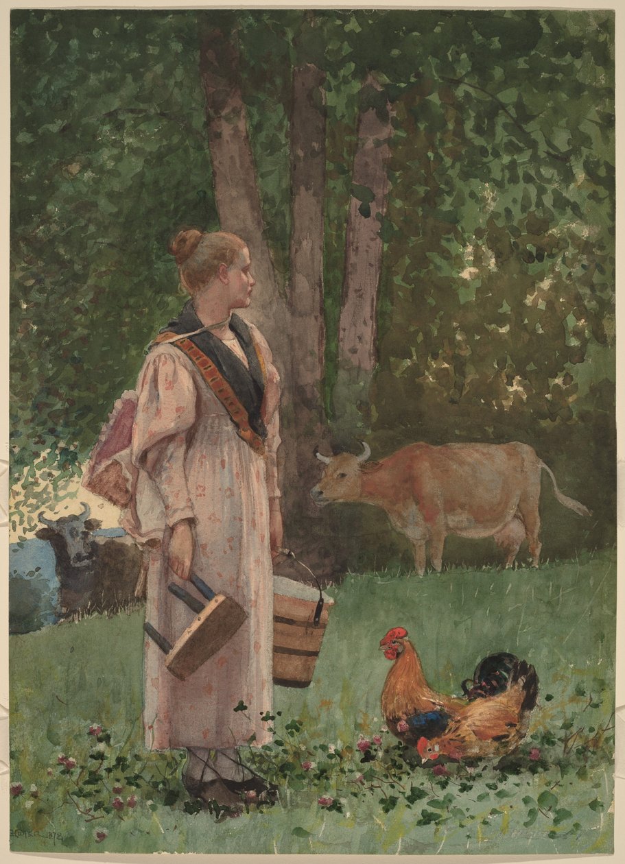 Die Milchmagd von Winslow Homer