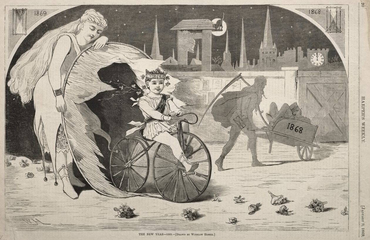 Das neue Jahr - 1869 von Winslow Homer