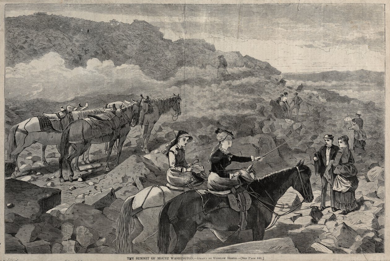 Der Gipfel des Mount Washington von Winslow Homer