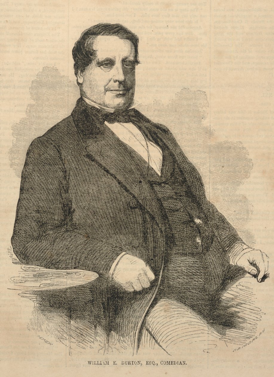 William E. Burton, Esq., Komiker, aus Ballou