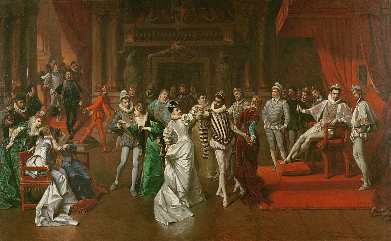 Ein Ball am Hof von Heinrich Valois von Wladyslaw Bakalowicz