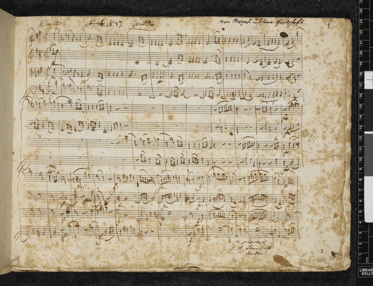 Streichquartett in D-Dur, K. 499 von Wolfgang Amadeus Mozart