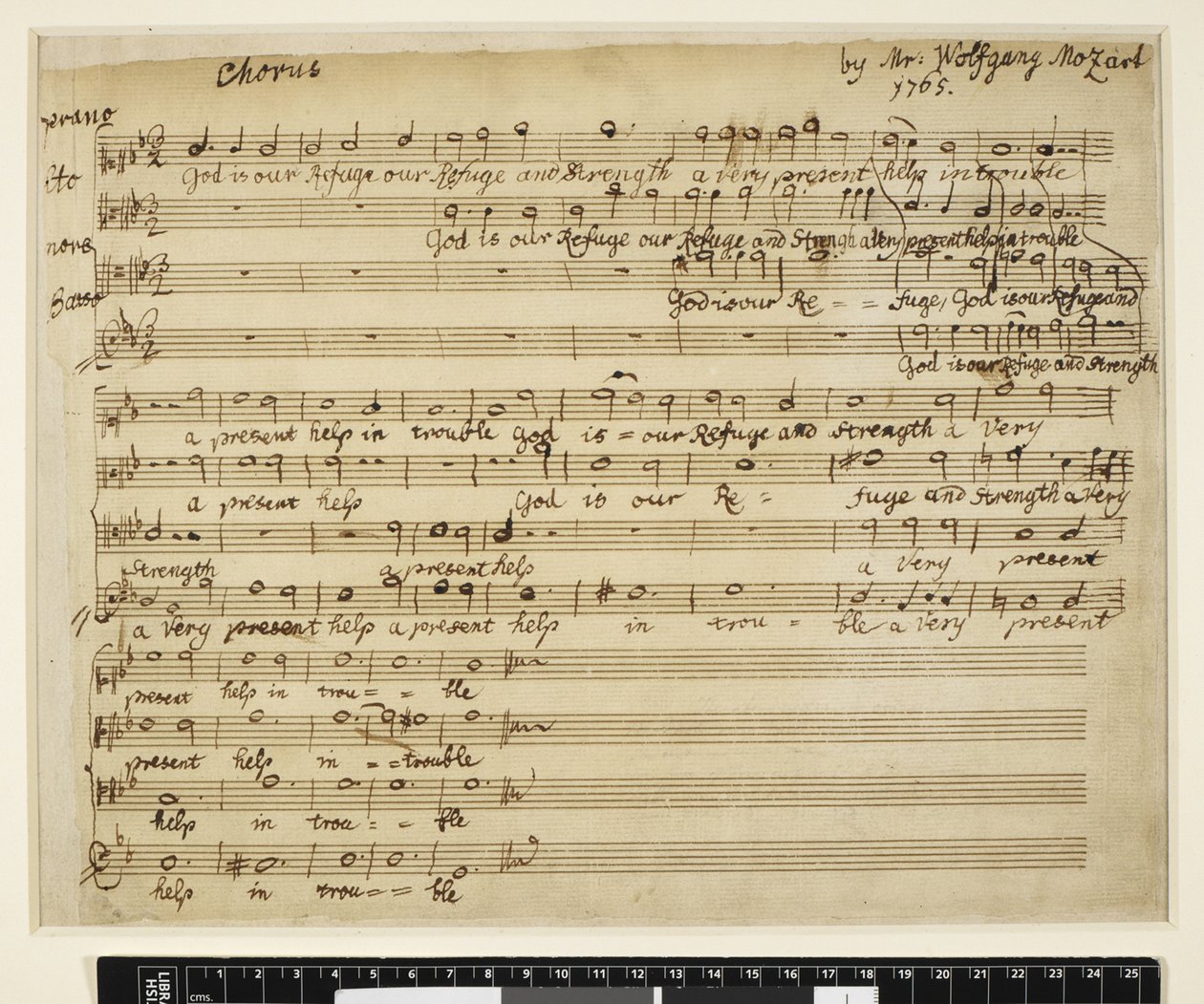 Gott ist unsere Zuflucht KV 20 von Wolfgang Amadeus Mozart