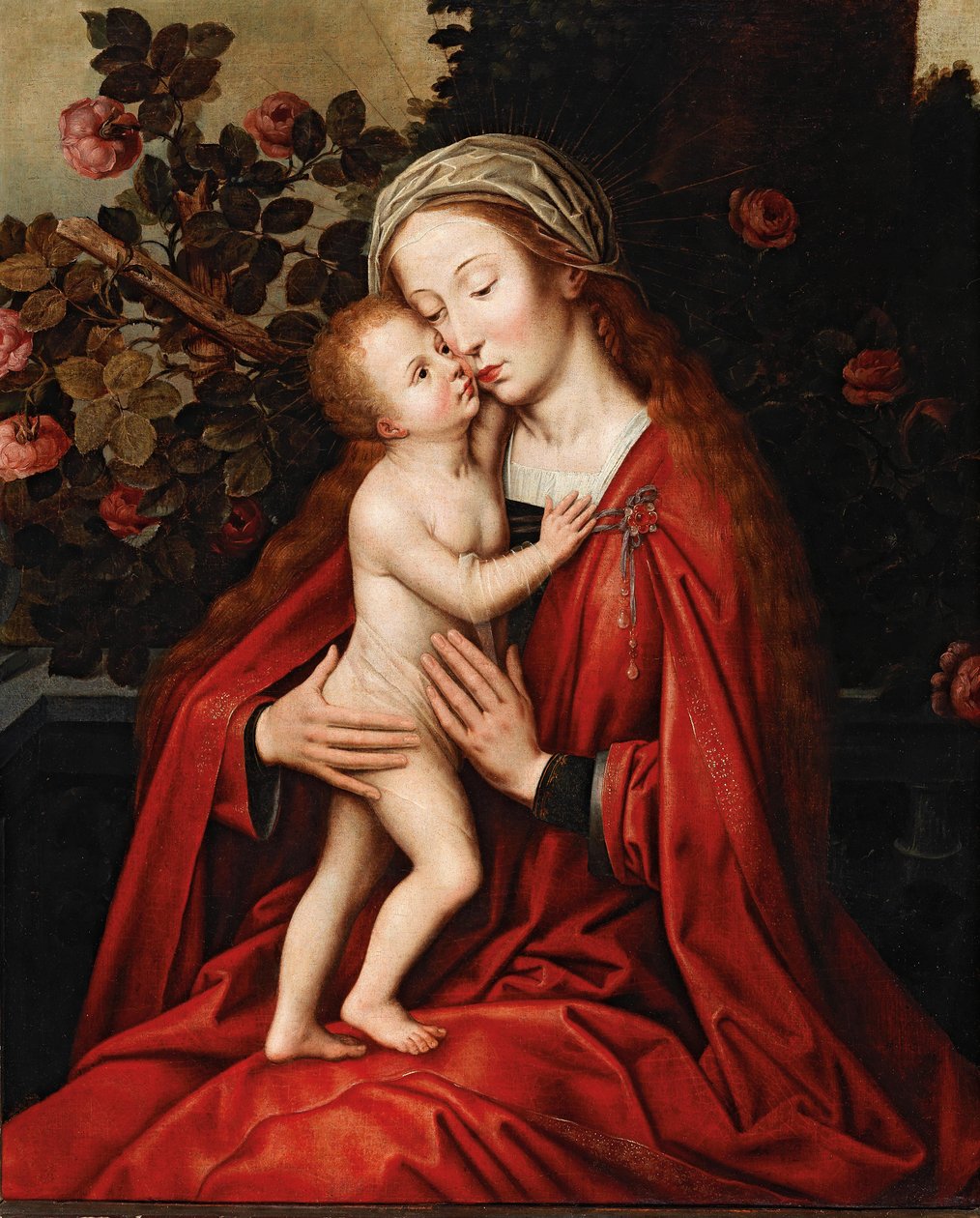 Madonna und Kind von Workshop of Ambrosius Benson