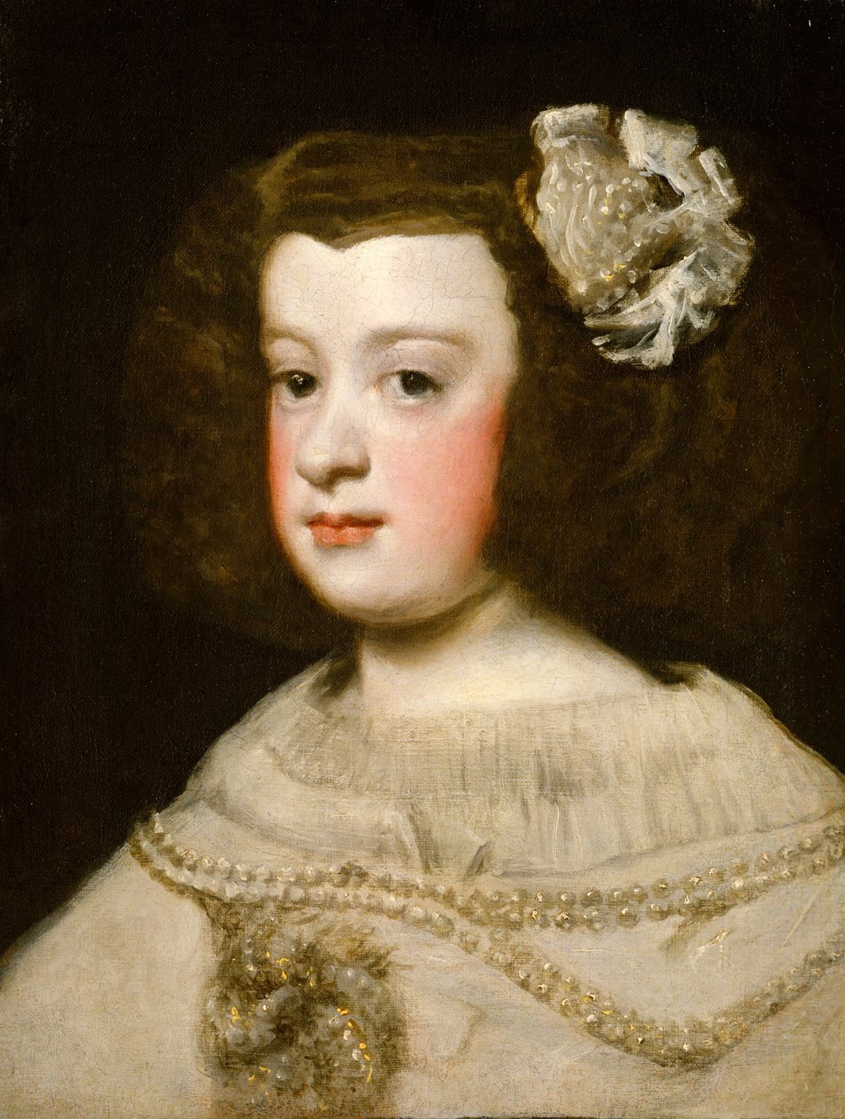 Maria Teresa, Infantin von Spanien, Mitte des 17. Jahrhunderts von Workshop of Diego Rodríguez de Silva