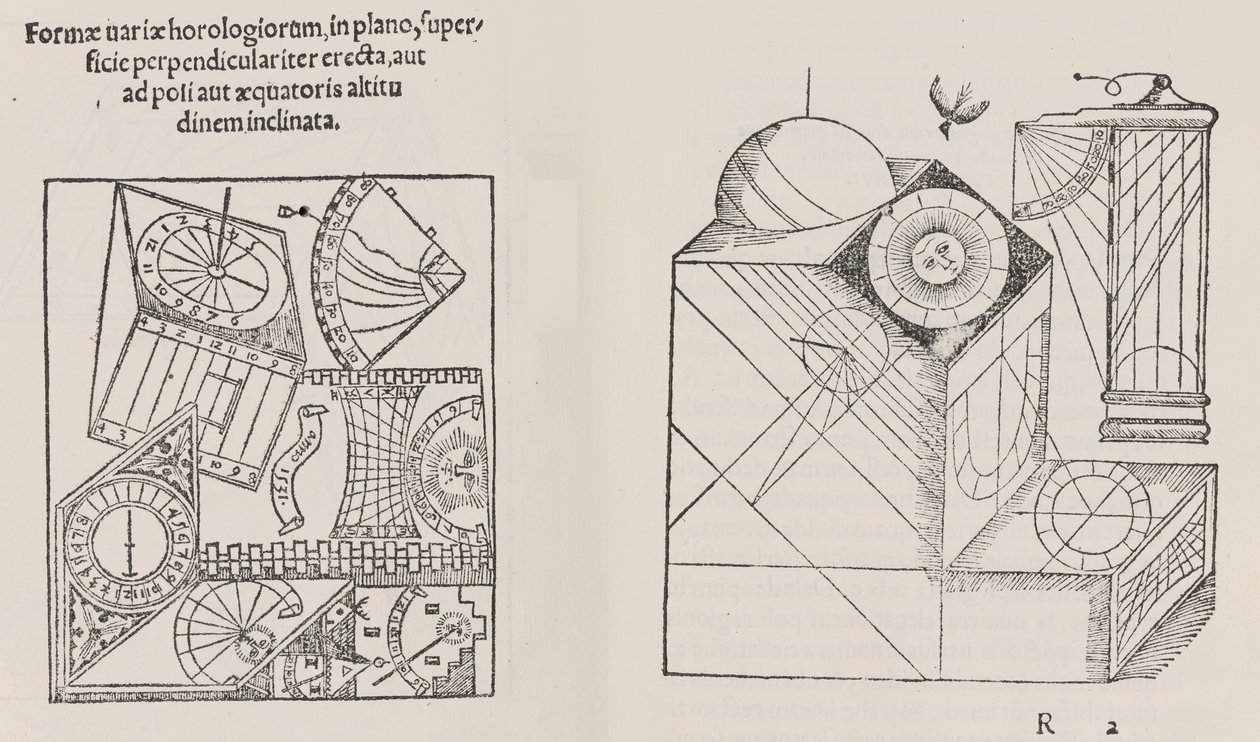 Horologiographia, nach der vorherigen Ausgabe von Sebast. Munsterum, 1533 von Workshop of Hans Holbein the Younger