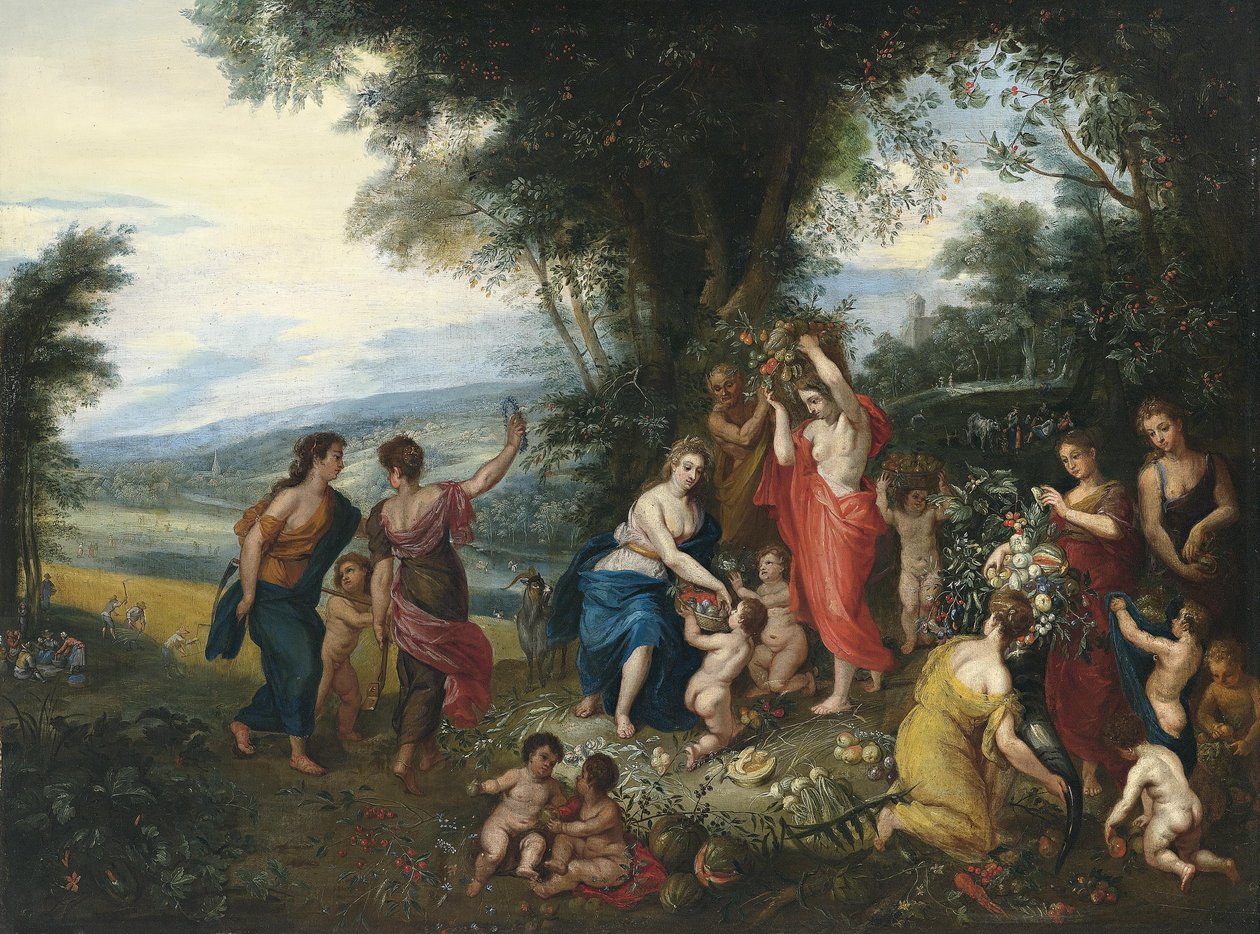 Allegorie des Sommers von Workshop of Jan Brueghel the Elder