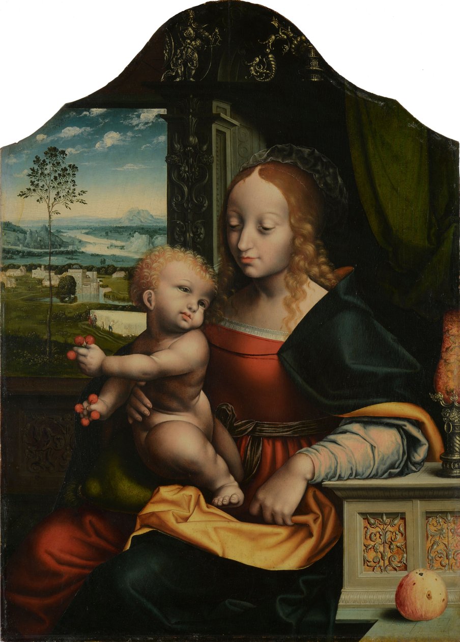 Madonna mit Kind von Workshop of Joos van Cleve