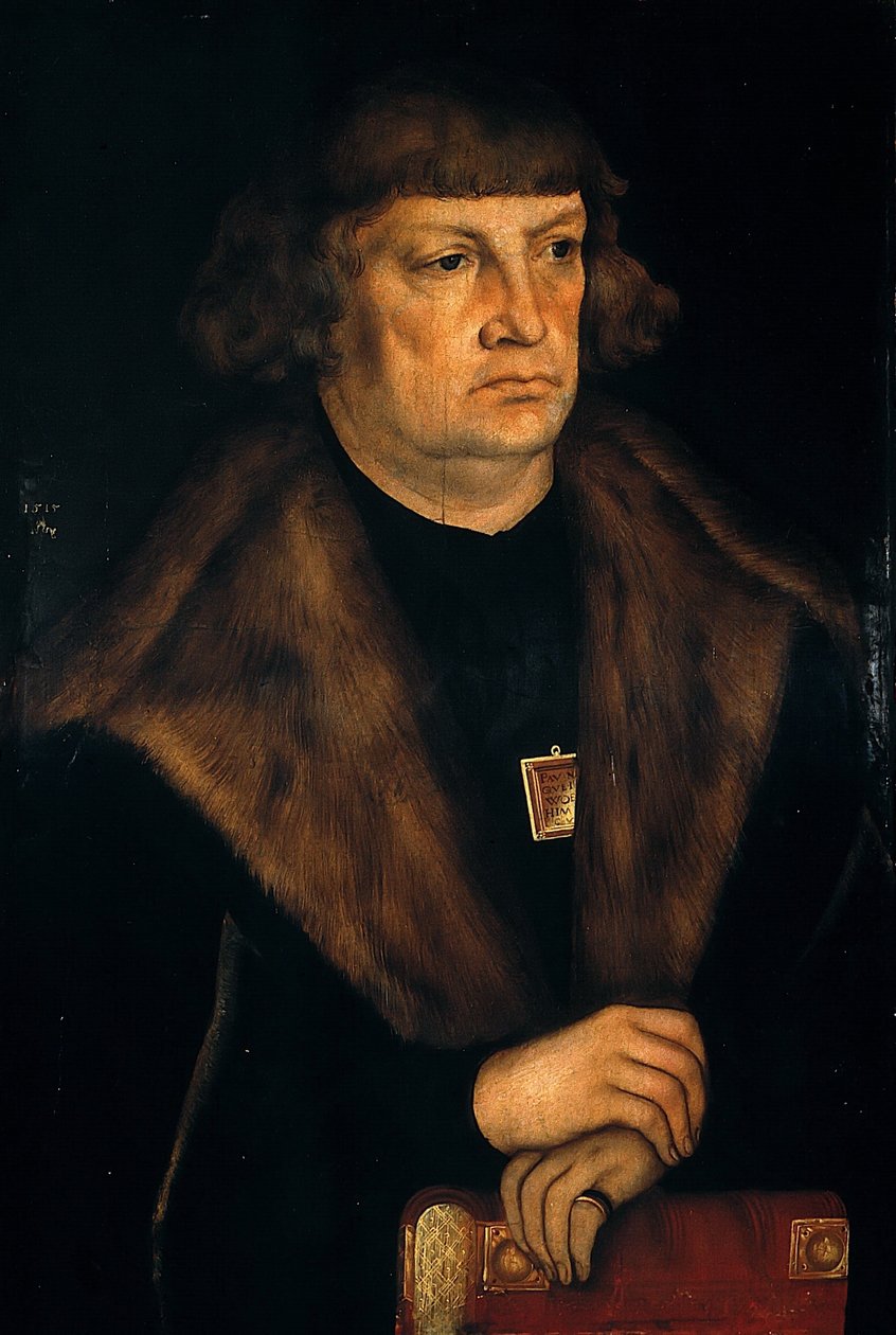 Bildnis eines Bürgermeisters von Weißenfels von workshop of Lucas Cranach the Elder