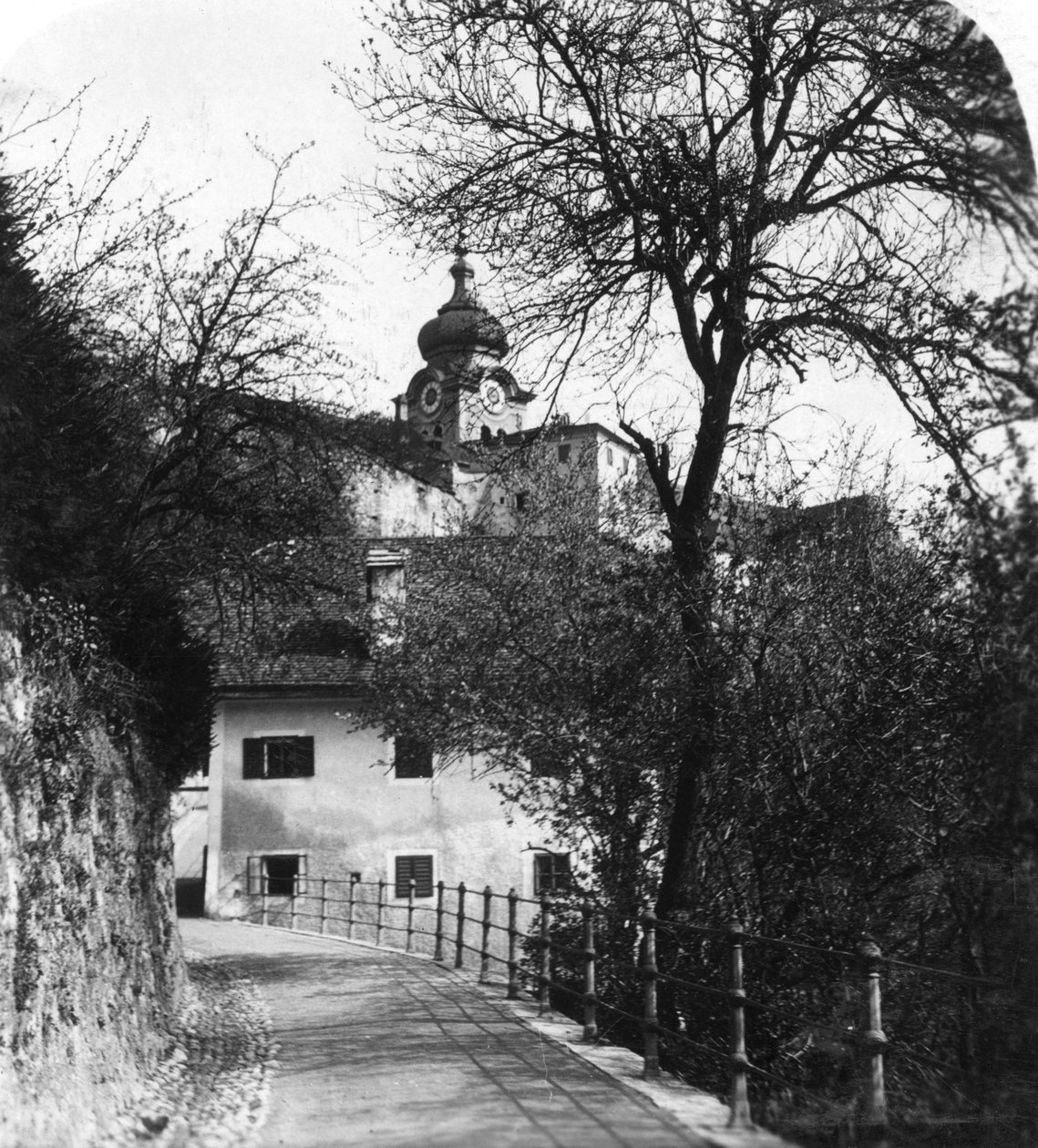 Stift Nonnberg, Salzburg, Österreich, um 1900er Jahre von Wurthle and Sons