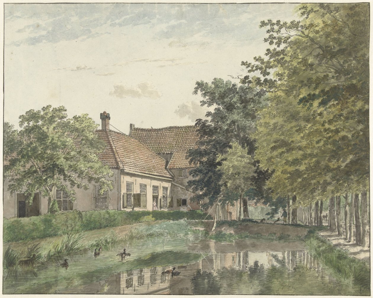 Ansicht des Landguts Watergoor bei Nijkerk von Wybrand Hendriks