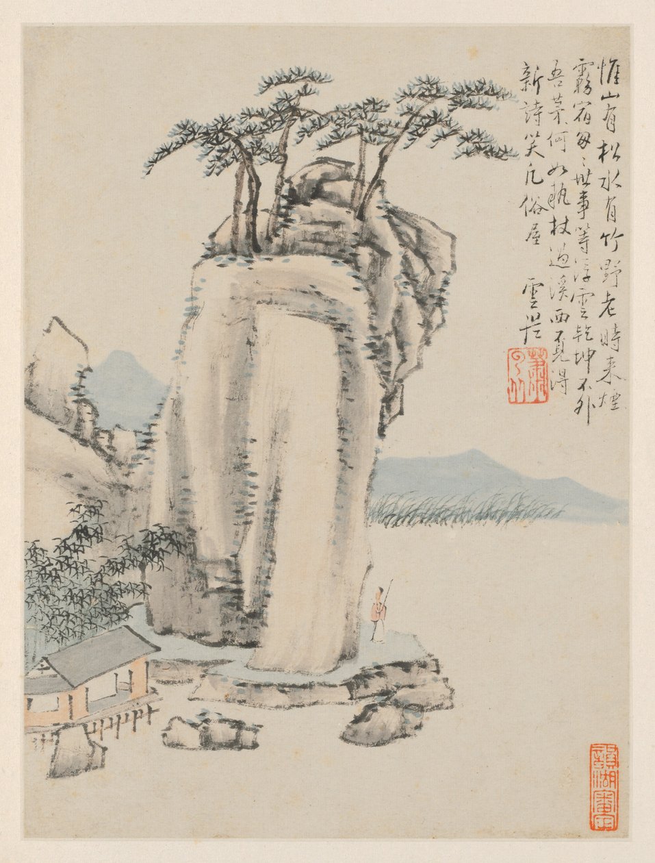 Album der saisonalen Landschaften, Blatt G von Xiao Yuncong
