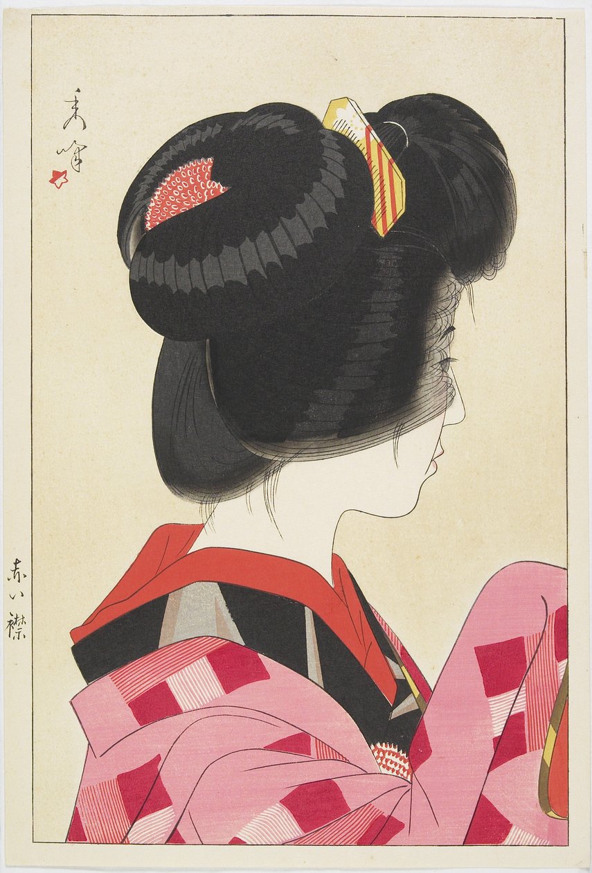 Roter Kragen, 1928 von Yamakawa Shuho